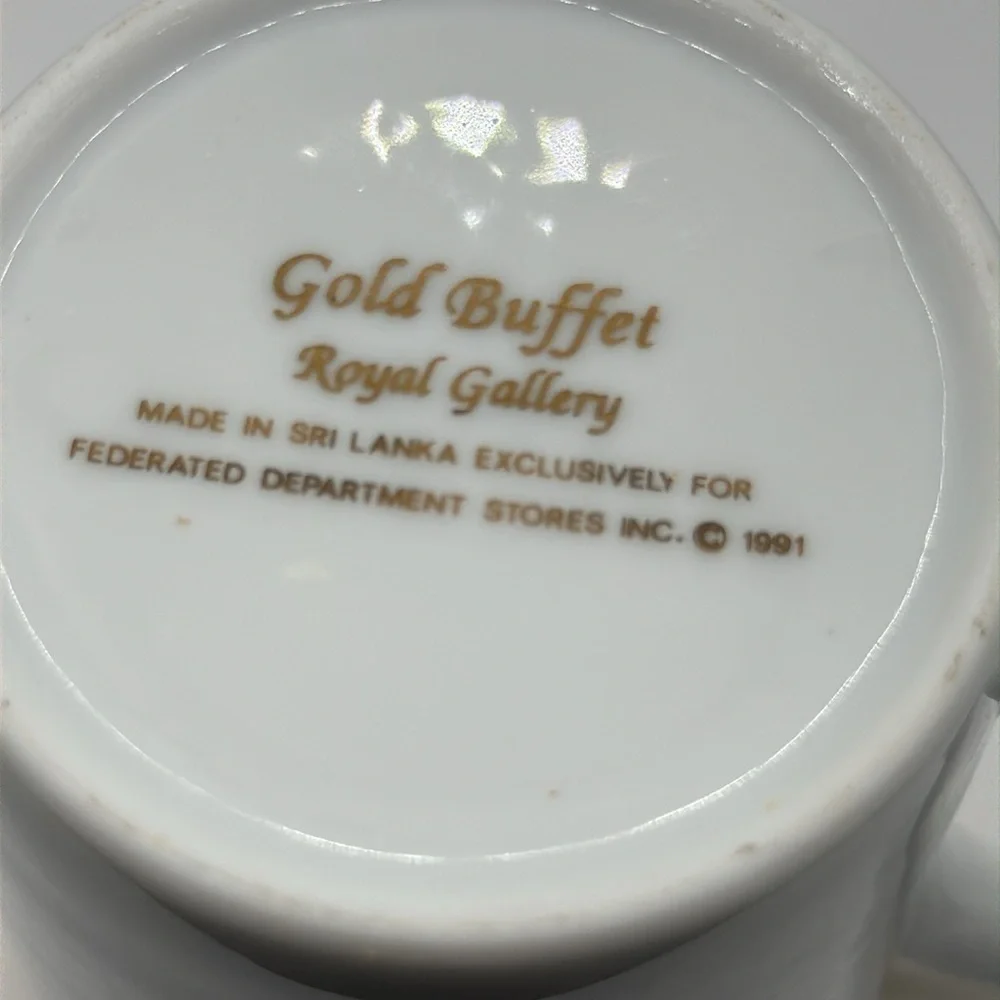 Vintage gold buffet